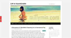 Desktop Screenshot of millymin.com
